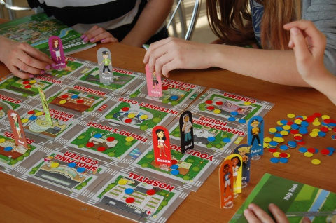 Town - wersja pdf, gra edukacyjna, angielski, gra językowa, pomoce dydaktyczne Town - wersja pdf, gra edukacyjna, angielski, gra językowa, pomoce dydaktyczne